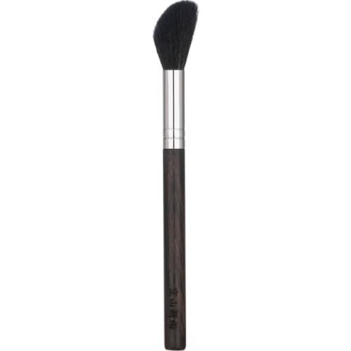 GP02 Professional Handmade Makeup Brushes Soft Saikoho Goat Hair Angled Contour Blush Brush Black Cosmetic Tools Make Up Brush