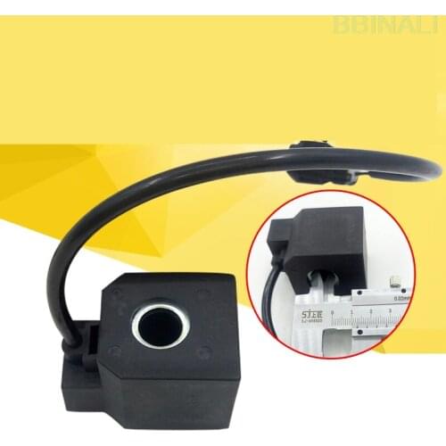 For Hyundai R55 60-5-7 Excavator Pilot Safety Lock Solenoid Coil Travel Solenoid Coil Excavator Accessories