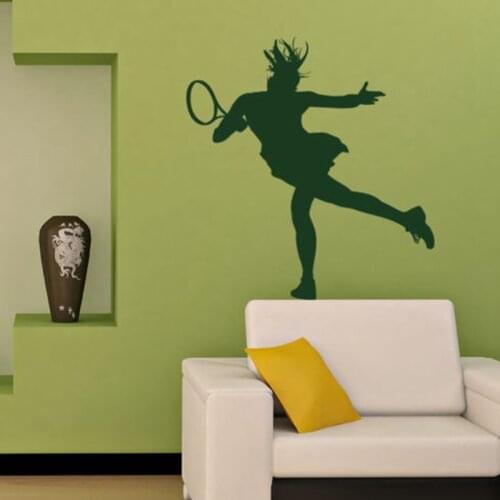 Tennis Sticker Car Window Sports Decal Muurstickers Name Posters Vinyl Wall Decals Parede Decor Mural Tennis Sticker