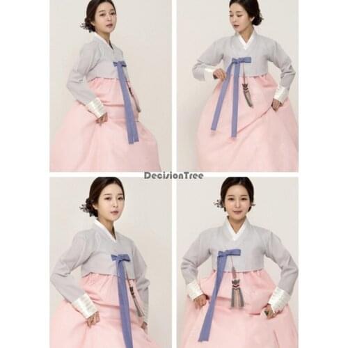 2021 hanbok folk women traditional costume korean dress elegant princess palace costume korea wedding party performance clothing