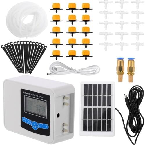 1 Set Solar Watering Timer Automatic Watering Irrigation Controller Device
