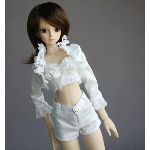 [wamami] 38# White Lace Set For 1/4 MSD 1/3 SD DZ AOD LUTS BJD Doll Dollfie