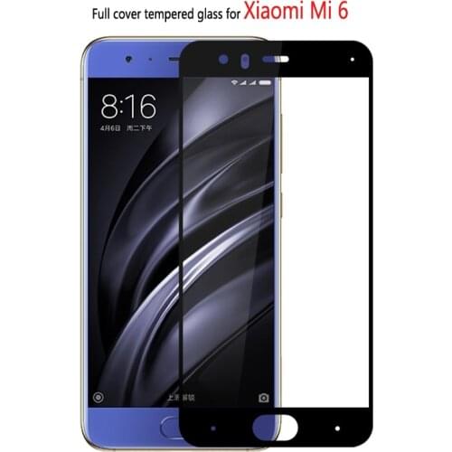 Tempered Glass For Xiaomi Mi6 Screen Protector Tempered Glass Case For Xiaomi Mi 6 Protective Film Full Glue Display Cover
