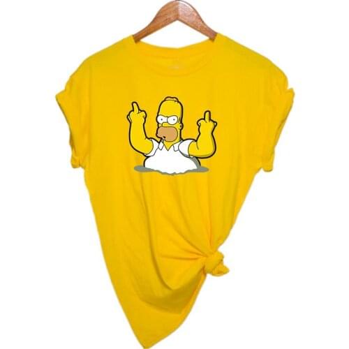 Japanese platypus printed T-shirt womens 2020 new summer fashion T-shirt Harajuku aesthetic pink top womens T-shirt XS-XXL