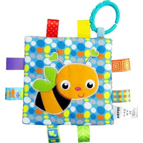 1pcs Newborn Baby Appease towel Grasping Soft Comforting Doll Infant Toys baby Hand towel rattle toys G0122