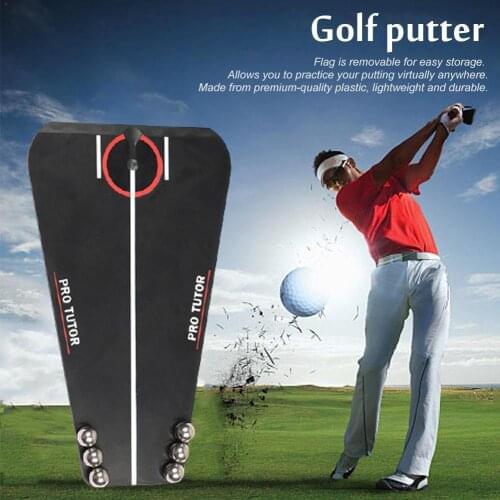 1PC Portable Plastic Durable Compact Practical Golf Accessories Tutor Putting Golf For Professional Accessories Putting Gol M3E5