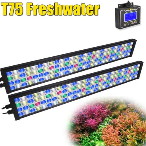 2PCS PopBloom Freshwater Led aquarium Light for Plants Lamp Led Aquarium Lamp Lighting Aquarium Dimmable Controller Turing75