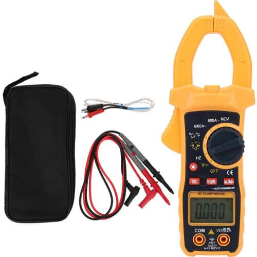 2162D Clamp Voltage Multimeter AC DC Digital Clamp Meter Continuity Electrical Test Resistance