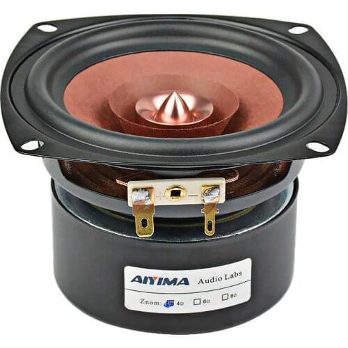 AIYIMA 1Pcs 4 Inch Audio Speaker Driver HIFI 4 8 Ohm 30W Full Range Speakers Bookshelf Loudspeaker For Sound Amplifier DIY