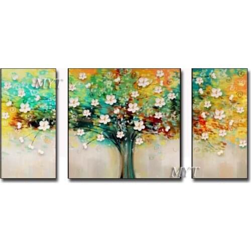Big Size Abstract Picture Trees Oil Painting Canvas Handmade Tree Oil Painting Wall Art Picture for Living Room Hotel Home Decor