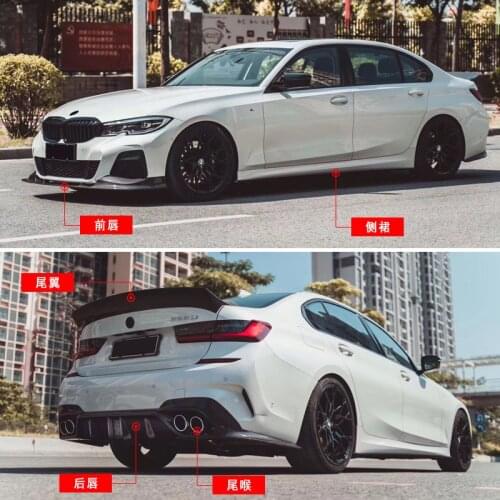 Crazy2021 Fit For 3-series w New G20 G28 320li 325li 330li Modified Carbon Fiber Surround Kit