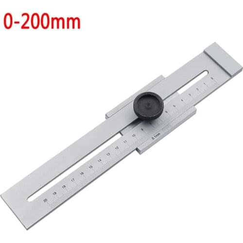 200mm/250mm/300mm Screw Cutting Marking Gauge Mark Scraper Tool For layout tools Steel Woodworking Measuring Tool
