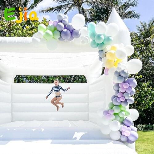 New Design Top Cover PVC Inflatable Jumper Bouncer Castle /Jumping Bounce House With Air Blower For Adult Kids Outdoor Fun