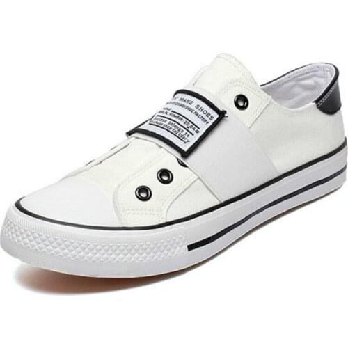 2019 Male Canvas Casual Shoes Spring Autumn Trainers Lace Up Sneakers Tennis Men Lightweight Fashion Driving Flats Shoes R1-45