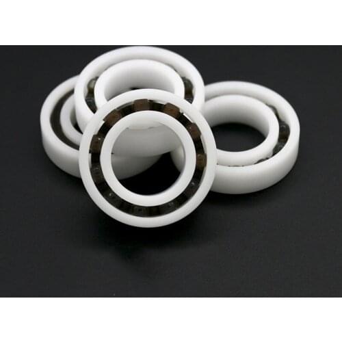50pcs/lot 624 4mm POM Plastic bearings with Glass balls 4x13x5 mm nylon bearing 4*13*5