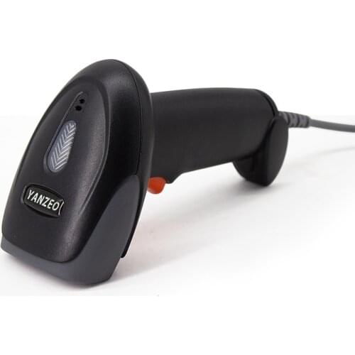 2pcs Yanzeo L1000 Wired USB Barcode Scanner 1D Bar Code Reader For Supermarket POS System