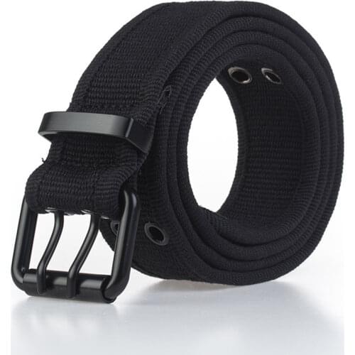 10 Colors Army Belt Combat Waist Belt Black For Jeans Elastic Nylon Tactical Belt Metal Buckle Canvas Belts Brand Men Belt Gift