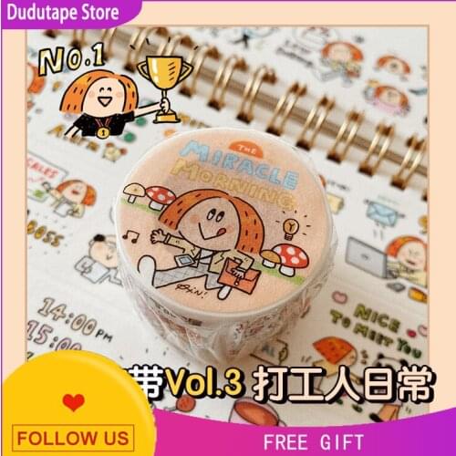 Rin Cute Washi Tape Worker Miracle Morning