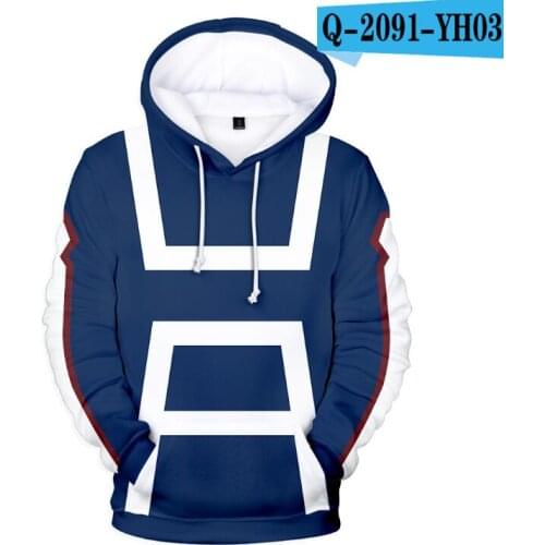 My Hero Academia anime 3Dmens Hoodies Casual Sweatshirts Harajuku Hoodies Pullover My Hero Academia boy/girls Oversized hoodie