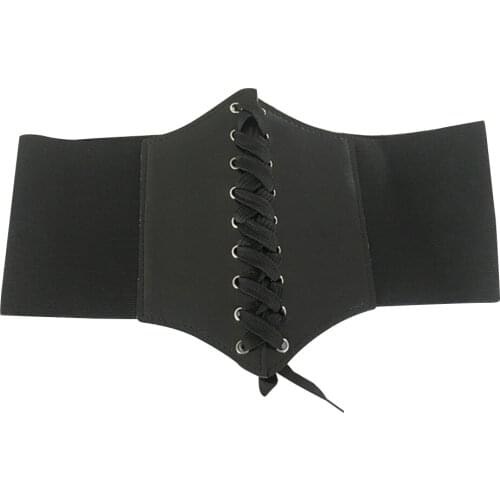 Women Ultra Wide Belt PU Elastic Corset Belt Wide Waist Band Ladies Clothing Accesoories Female Decor