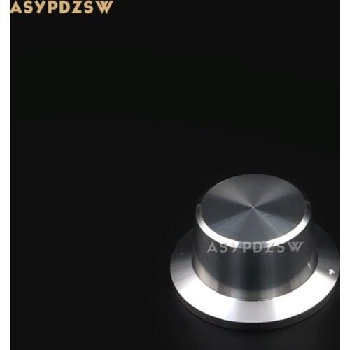 1 PCS Hat shape High light silver 44*22 Full aluminum amplifier solid Volume potentiometer knob