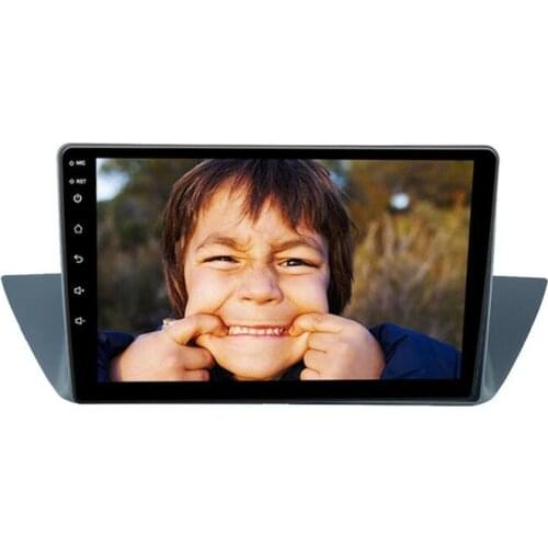 2 Din 10.1 Inch Radio ABS Plastic Fascia Frame and Cable for BMW X1 E83 2010-2014 Stereo Panel Dashboard Trim Kit DVD Frame