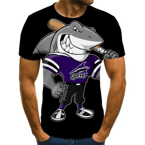 2021 Summer Bear Animal Sports T-shirt Ice Hockey Baseball Sports Sports T-shirt Anime Casual Men Girls Boys Clothes Universal