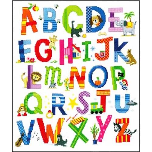 Hobby needlework Diamond Embroidery Full Layout alphabet picture diamond painting cross stitch full square rhinestones gifts