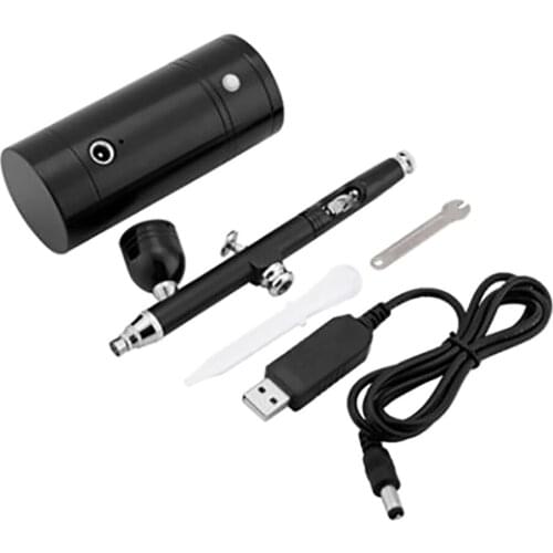 Aluminum 380g Electric Small Airbrush Air Pump Set Marker Pen Atmospheric Pressure Model Spray Color Painting
