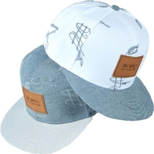 Hip Hop Cap For Men Womens Baseball Hats Letter Sticker Leather Label Graffiti Cotton Sunshade Girls Boys Casual Street Dance