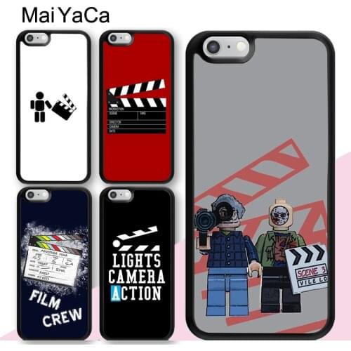 Film Movie maker Clapperboard Take Case For iPhone 12 mini 11 Pro Max X XR XS MAX SE 2020 6S 7 8 Plus 5S Back Cover Shell