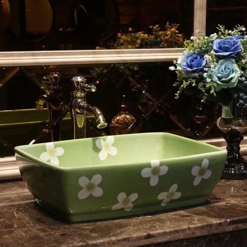 Jingdezhen ceramic sanitary ware art counter basin wash basin lavabo sink Bathroom sink chinese ceramic basin sinks
