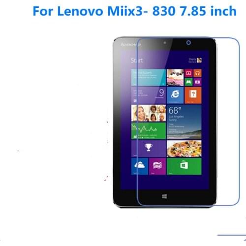 For Lenovo Miix3-830 Miix 3 830 7.85 inch tablet Screen Protector 9H Toughened Protective Film Guard Tempered Glass