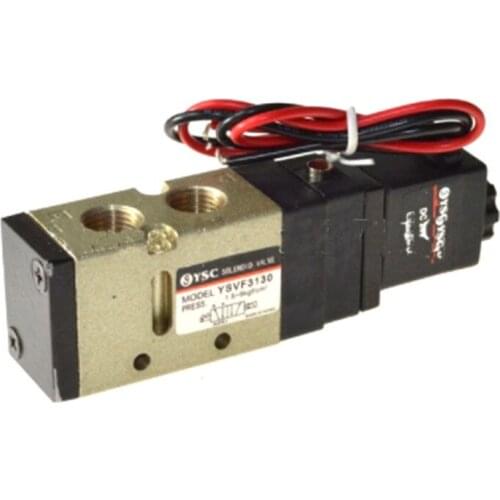Solenoid Valve 5 Ports 2 Positions Air Control YSVF-3130 DC 24V 1PC