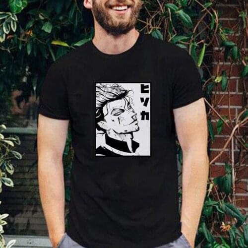 Cool Fashion Anime Hunter X Hunter Man T Shirt Hisoka Streetwear Gon Freecss Sunset Vintage Printed Tops Summer Hot Sale Tee