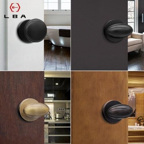 LBA Personal Protection Home Single-sided Indoor Hidden Lock Zinc Alloy Security Lock Door Latch TV Background Wall Dark Locks