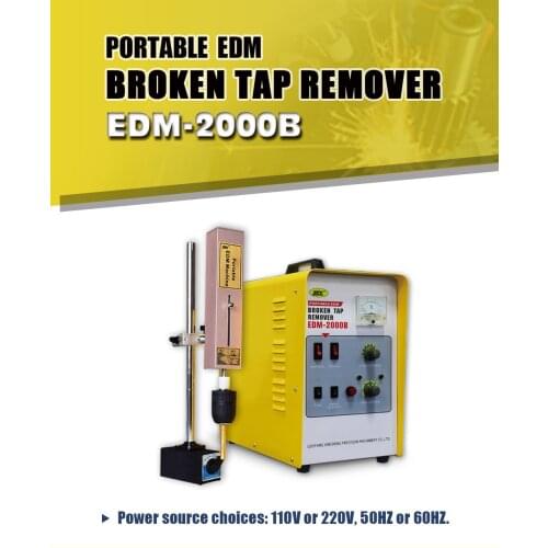 China supplier broken tap removal machine EDM-2000B tap burner with free shipping