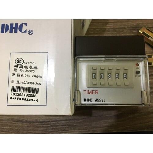 DHC JSS25 multi-standard time relay 2 groups delay or countdown