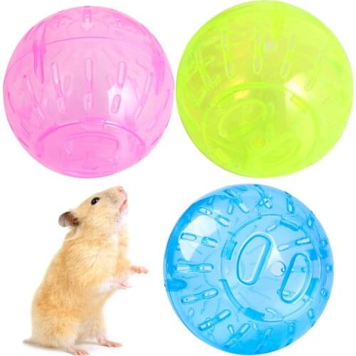 Pet Rodent Running Ball Toy Transparent Rolling Ball Crystal Ball Hamster Gerbil Sports Funny Running Ball Pet Supplies