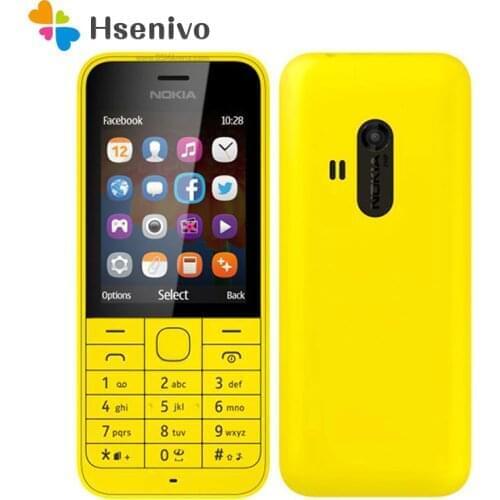 220 Dual Sim Original Nokia 220 Dual sim Card 2G GSM 1100mAh Unlocked Cheap Celluar Phone refurbished