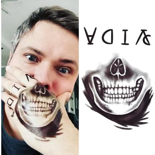 NEW Hand Prajna Tattoo Sticker For Women Men Body Art Fake Tatoo Sexy Flower Waterproof Temporary Tatto