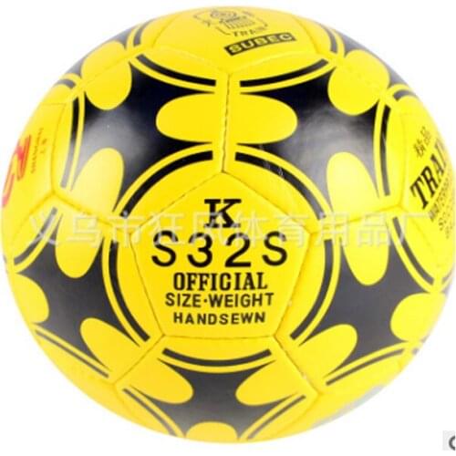 Wholesale high quality Hand sewing imported PU material soccer training Special ball match game size 5 football