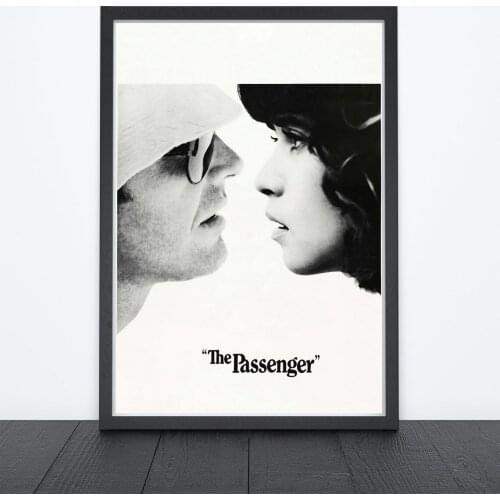 The Passenger (1975) Poster Drama neo-noir art film Decor Art Jack Nicholson Maria Schneider Steven Berkoff Gift