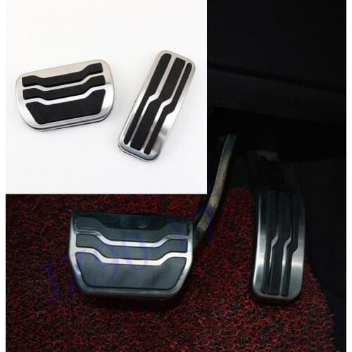Non-slip Stainless Steel AT Brake Accelerator Foot Gas Plate Pedal Parts Fit For Fusion 2013-2017 Mondeo 2014-2017 Accessories