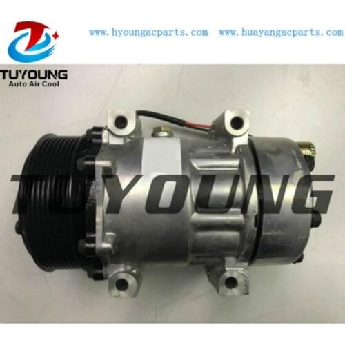 SD7H15 Sanden 709 Auto a/c Compressors for Ford F650 F750 5.9L 6.0L 6.7L 6.8L 7.2L 2004- 2015 Kenworth Heavy Truck 8pk 12v