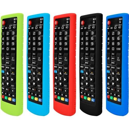 Silicone Remote Control Case for LG Smart TV Remote AKB75675304 AKB75095307 Shockproof Protective Cover for LG TV Remote