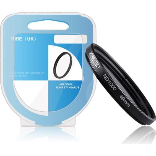 49mm/52/55/58/62/67/72/77mm Camera filter Neutral density ND 1000 ND1000 filter For Sony Nikon D3400 1100D 700D