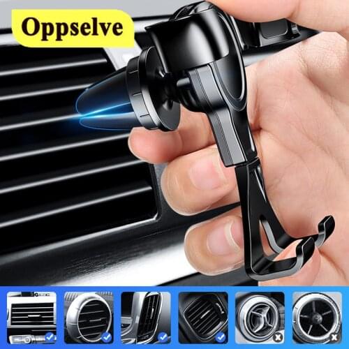 Universal Gravity Mobile Phone Stand in Car Air Vent Mount Stander Clip for Phones Cradle Car Phone Holder for iPhone Xiaomi