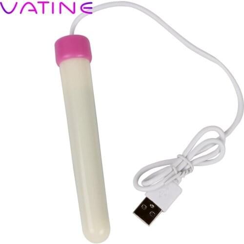 VATINE USB Heating Bar Universal For Men Male Sex Toys Vagina Warmer Torch Masturbator Adults Product