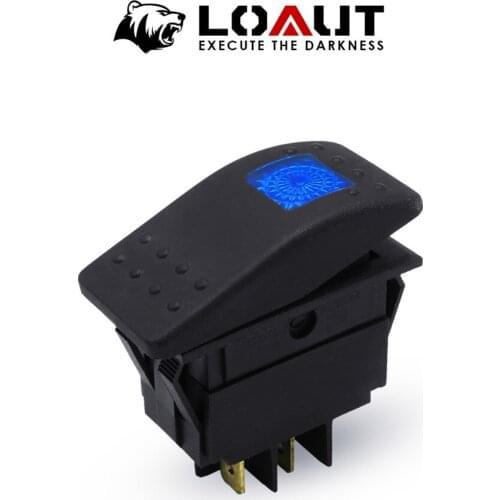 Waterproof Car Switch Boat Type Toggle Button Auto LED Light Bar Rocker Switch Universal for All electrical appliances 12A